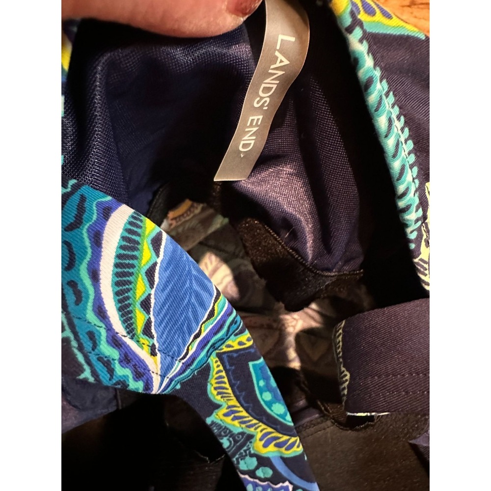 Lands' End Women's Tankini Top – Size 2‎ – Paisley Print - Picture 4 of 10